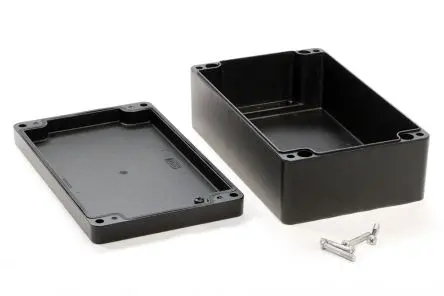 Produktfoto 1 von Hammond 1590Z; Gehäuse; Aluminium; Grau Geflanscht; IK08 IP68 Breite 90 mm Höhe 160 mm Länge 260 mm