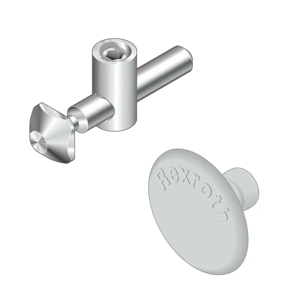 Produktfoto 1 von Bosch Rexroth 3842 Verbindungskomponente, Schnellspannverbinder, Befestigungs- und Verbindungselement für 10 mm passend