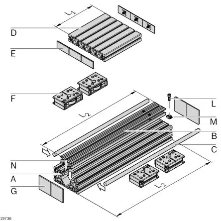 Produktfoto 1 von Bosch Rexroth LF20 Linearführung Lagerblock, 135 mm x 85 mm, Traglast 23.4 kN