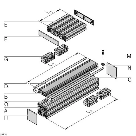 Produktfoto 1 von Bosch Rexroth LF12 Linearführung Lagerblock, 90 mm x 45 mm, Traglast 8.3 kN