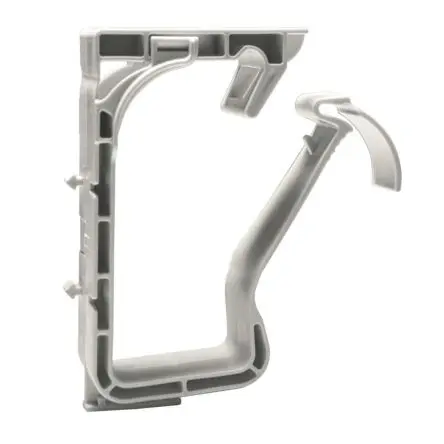 Produktfoto 1 von nVent CADDY Kabelbündelclip Schraubbefestigung, Kabel-Ø 10 mm Polypropylen Weiß 46mm x 96 mm