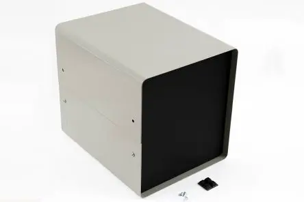 Produktfoto 1 von Hammond, Gehäuse, Grau, Stahl, Aluminium 229 mm, 203 mm, 254 mm, 1401