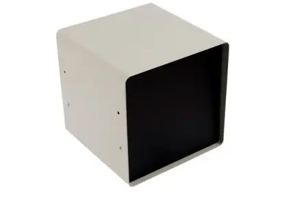 Produktfoto 1 von Hammond, Gehäuse, Grau, Stahl, Aluminium 203 mm, 203 mm, 203 mm, 1401