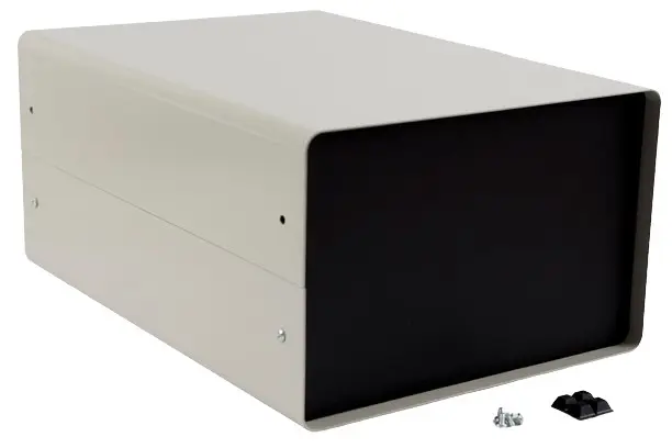 Produktfoto 1 von Hammond, Gehäuse, Grau, Aluminium, Stahl 165 mm, 254 mm, 356 mm, 1401