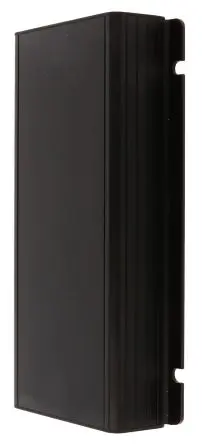 Produktfoto 1 von Hammond 1455F; Gehäuse; Aluminium; Schwarz Geflanscht IP54 Breite 78 mm Höhe 28 mm Länge 160 mm