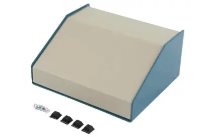 Produktfoto 1 von Hammond 1456; Gehäuse; Aluminium; Blau Breite 165 mm Höhe 76 mm Länge 140 mm