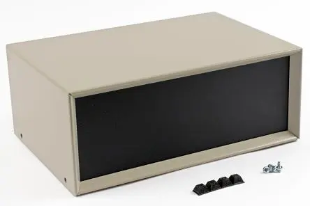 Produktfoto 1 von Hammond, Gehäuse, Beige, Stahl, Aluminium 102 mm, 254 mm, 178 mm, 1426