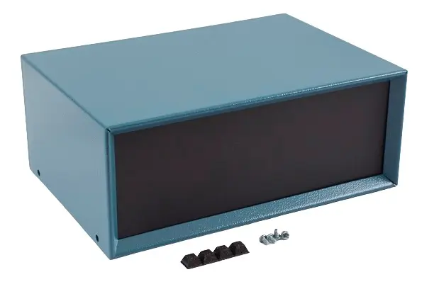 Produktfoto 1 von Hammond, Gehäuse, Blau, Stahl, Aluminium 102 mm, 254 mm, 178 mm, 1426