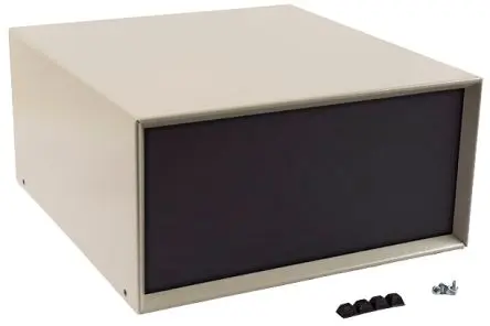 Produktfoto 1 von Hammond, Gehäuse, Beige, Aluminium, Stahl 140 mm, 279 mm, 279 mm, 1426