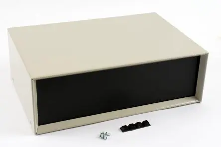Produktfoto 1 von Hammond, Gehäuse, Beige, Stahl, Aluminium 102 mm, 305 mm, 203 mm, 1426