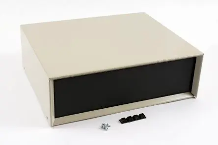 Produktfoto 1 von Hammond, Gehäuse, Beige, Stahl, Aluminium 102 mm, 305 mm, 254 mm, 1426