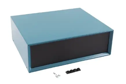 Produktfoto 1 von Hammond, Gehäuse, Blau, Aluminium, Stahl 102 mm, 305 mm, 254 mm, 1426