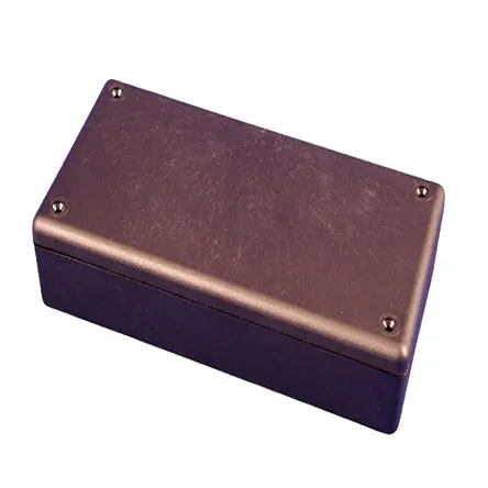 Produktfoto 1 von Hammond Serie 1599RFI Tragbares Gehäuse, ABS, 85 mm, 170 mm, H. 34 mm, Schwarz, IP54