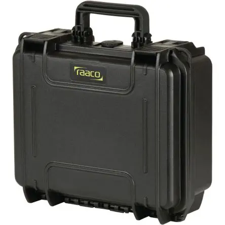 Produktfoto 1 von Raaco FlightCase Wasserbeständig Polypropylen Polypropylen Wasserdicht Wetterfester Koffer Schwarz mit Rädern 366 mm 464