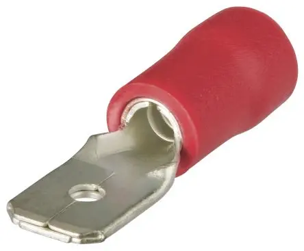Produktfoto 1 von Knipex 97 99 1 Flachsteckhülse, Rot, Isoliert, Stecker, 22 AWG min, 16 AWG