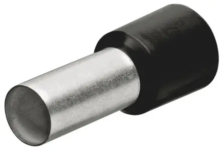 Produktfoto 1 von Knipex 97 99 Aderendhülse, Stift ø 1.7 mm, Schwarz, Polypropylen, 8 mm, 14mm, Isoliert, 16 AWG max.