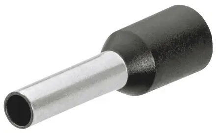 Produktfoto 1 von Knipex 97 99 Aderendhülse, Stift ø 1.4 mm, Schwarz, Polypropylen, 10 mm, 16mm, Isoliert, 16 AWG max.