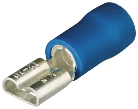Produktfoto 1 von Knipex 97 99 Flachsteckhülse, Isoliert 16 AWG, Blau 14 AWG