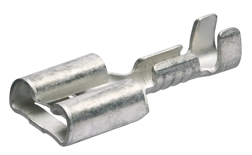 Produktfoto 1 von Knipex 97 99 Flachsteckhülse, Silber, Unisoliert, Buchse, 16 AWG