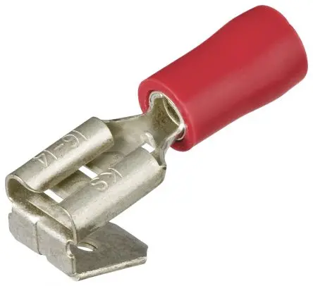 Produktfoto 1 von Knipex 97 99 0 Flachsteckhülse, Rot, Isoliert, Buchse, 22 AWG min, 16 AWG