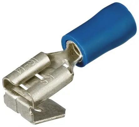 Produktfoto 1 von Knipex mit Haken 97 99 Flachsteckhülse, Isoliert 16 AWG, Blau 14 AWG