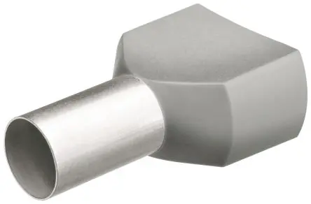 Produktfoto 1 von Knipex 97 99 Aderendhülse, Stift ø 1.7 mm, Grau, Polypropylen, 8 mm, 15mm, Isoliert, 18 AWG max.