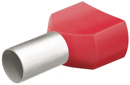 Produktfoto 1 von Knipex 97 99 Aderendhülse, Stift ø 1.95 mm, Rot, Polypropylen, 8 mm, 15mm, Isoliert, 18 AWG max.