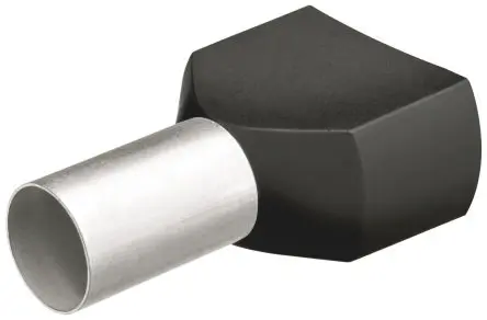 Produktfoto 1 von Knipex 97 99 Aderendhülse, Stift ø 2.2 mm, Schwarz, Polypropylen, 8 mm, 16mm, Isoliert, 16 AWG max.