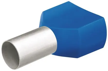 Produktfoto 1 von Knipex 97 99 Aderendhülse, Stift ø 2.8 mm, Blau, Polypropylen, 10 mm, 18.5mm, Isoliert, 14 AWG max.