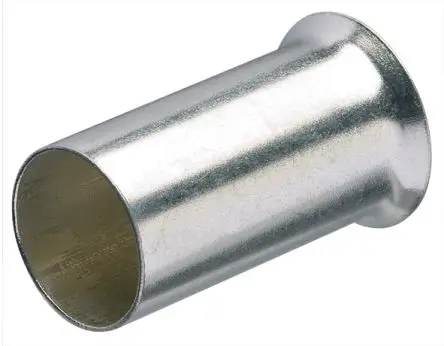 Produktfoto 1 von Knipex 97 99 Aderendhülse, Stift ø 2.3 mm, Silber, 6 mm, 6mm, Unisoliert, 18 AWG max.