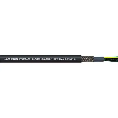 Produktfoto 1 von Lapp OLFLEX CLASSIC 110 Netzkabel, 7-adrig Litze, 100 m Schwarz Geschirmt, Polyvinylchlorid