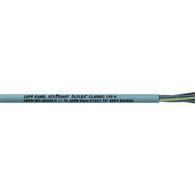Produktfoto 1 von Lapp ÖLFLEX CLASSIC 130 H Netzkabel, 2-adrig Grau, 100 m, Halogenfreier Verbundstoff