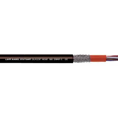 Produktfoto 1 von Lapp ÖLFLEX HEAT 180 EWKF C Netzkabel, 4-adrig Schwarz, 100 m, Silikon 180 °C