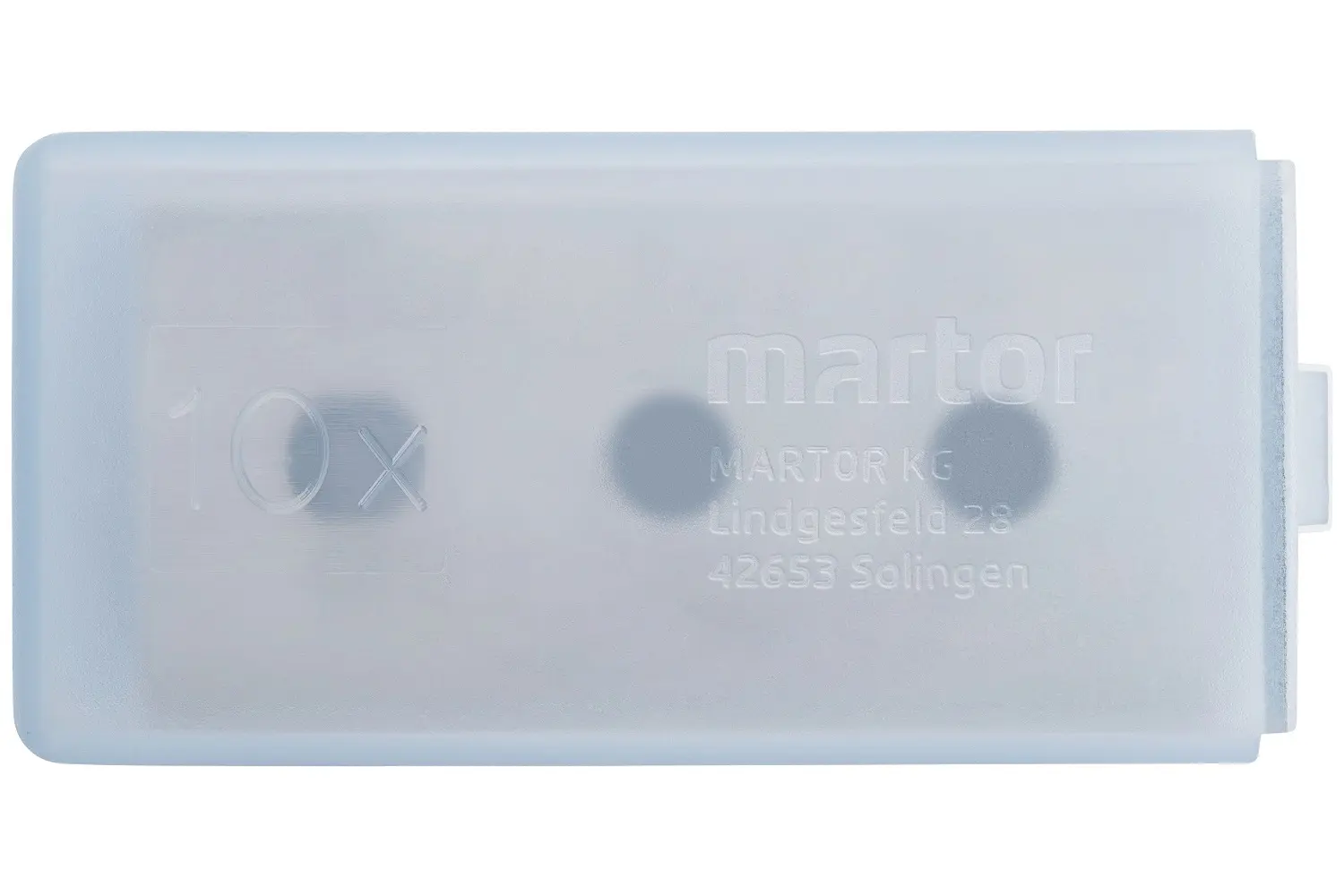 Produktfoto 1 von MARTOR Messerklinge 39 x 18.5 mm Flach Stahl 18.5 mm 10-teilig