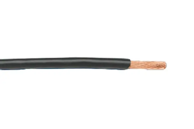 Produktfoto 1 von Alpha Wire Einzeladerleitung 0,155 mm², 26 AWG 100ft Schwarz PTFE isoliert 19 Litzen