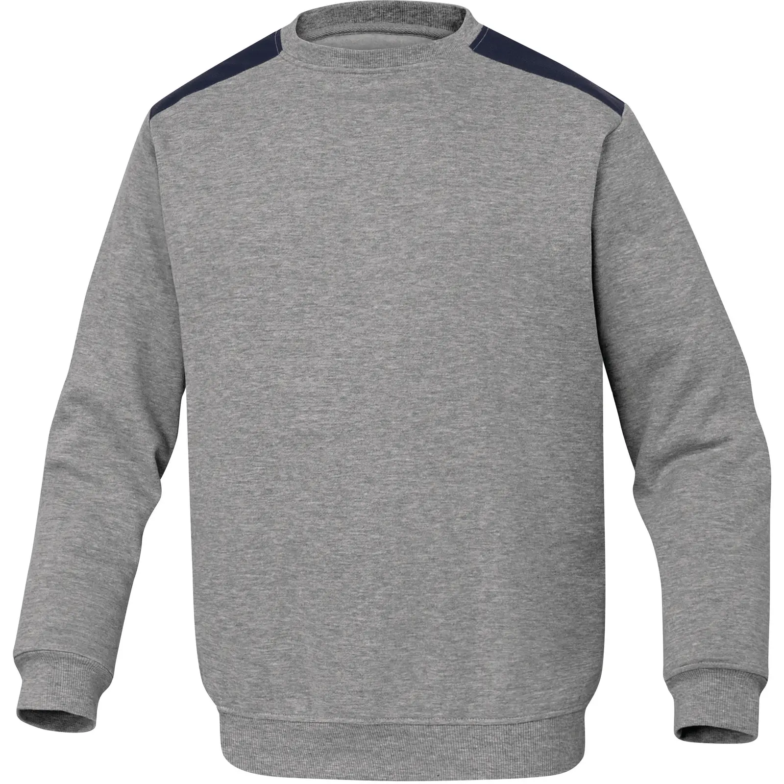 Produktfoto 1 von Delta Plus OLINO Unisex Sweatshirt, 35 % Baumwolle, 65 % Polyester Grau Überziehen, Größe 3XL