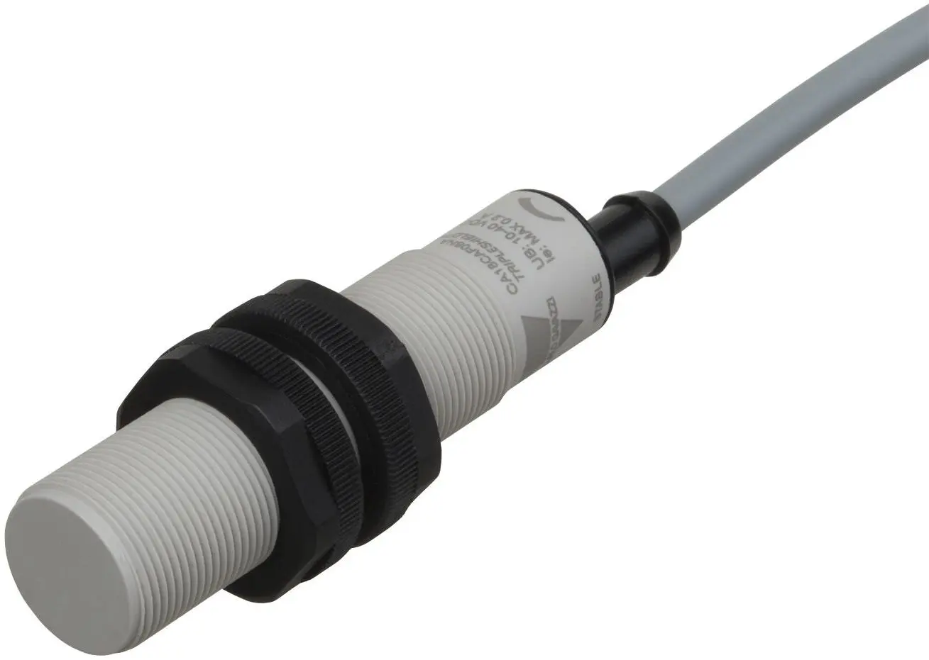 Produktfoto 1 von Carlo Gavazzi CA18CAF M18 Näherungssensor Kapazitiv, Gewinderohr 8 mm PNP 10 → 40 V DC / 200 mA NO+NC, IP67,
