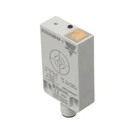 Produktfoto 1 von Carlo Gavazzi EC5525 M4 Kapazitiver Näherungssensor 25 mm, Kubisch / 250mA NPN, IP67 40 V dc