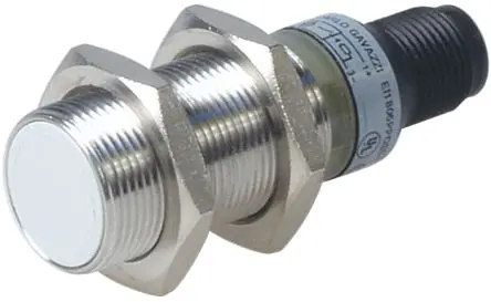 Produktfoto 1 von Carlo Gavazzi EI18 M18 Induktiver Näherungssensor, Gewinderohr NPN / 200mA 5 mm, IP67 40 V dc