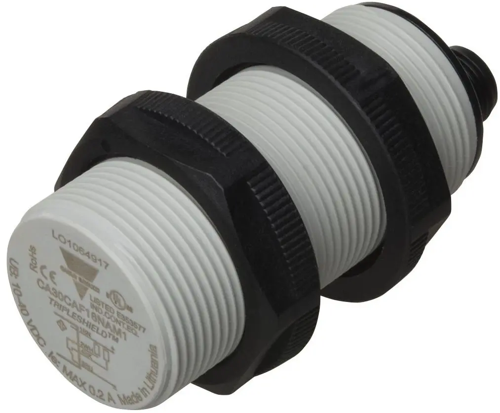 Produktfoto 1 von Carlo Gavazzi CA30CAF M30 Näherungssensor Kapazitiv, Gewinderohr 16 mm PNP 10 → 40 V DC / 200 mA NO+NC, IP67,