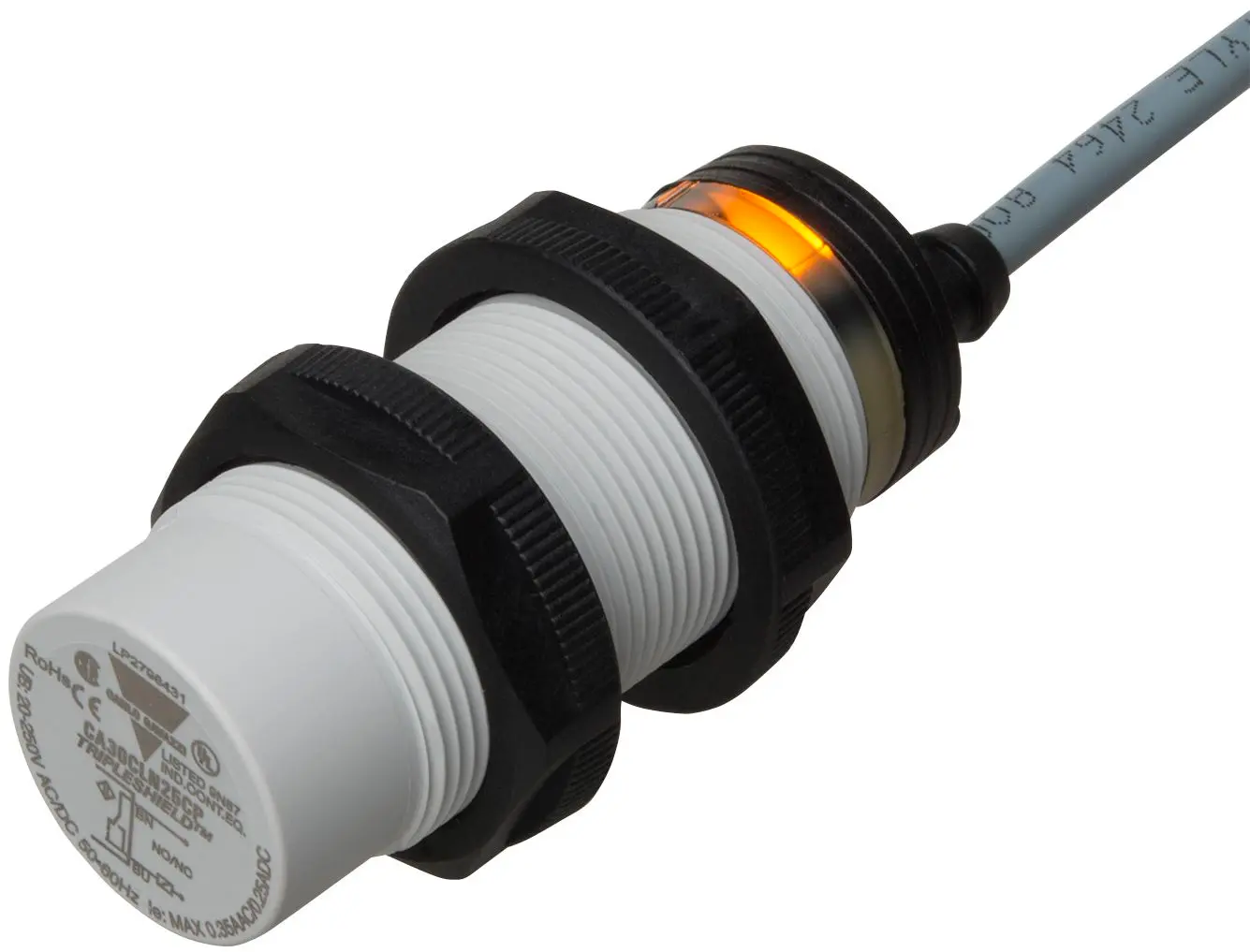 Produktfoto 1 von Carlo Gavazzi CA32CLN M32 Näherungssensor Kapazitiv, Gewinderohr 25 mm PNP/NPN 10 → 40 V DC / 250 mA NO+NC, IP68