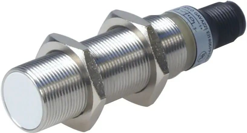 Produktfoto 1 von Carlo Gavazzi EI18 M18 Näherungssensor Induktiv, Gewinderohr 5 mm PNP 10 → 40 V DC / 200 mA NO, IP67