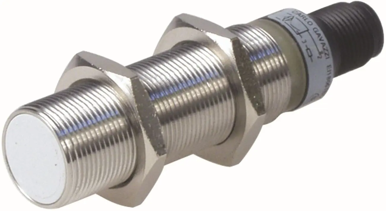 Produktfoto 1 von Carlo Gavazzi EI18 M18 Näherungssensor Induktiv, Gewinderohr 5 mm 2-Draht 20 → 250 V AC / 10 → 500 mA NO,