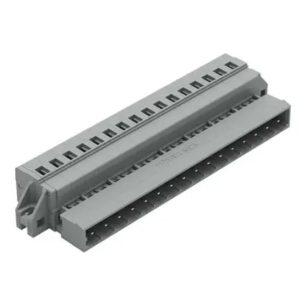 Produktfoto 1 von WAGO 231 Beleuchtungssteckverbinder, Durchführung Stecker, Steckverbinder, Zugfederklemme 12A, Kontakte: 16, Anz.Ausl.