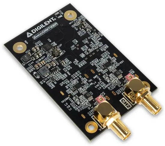 Produktfoto 1 von Digilent Zweikanaliges 14-Bit-Digitalisierungsmodul, Modul für SYZYGY-kompatible Trägerplatinen, FPGA, Zmod Digitiser