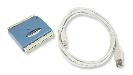 Produktfoto 1 von Digilent USB-1024HLS 100 ksps Datenerfassung 24-Kanal, USB-Anschluss, 5 V, 32 bit