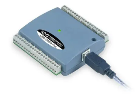 Produktfoto 1 von Digilent USB-1408FS-Plus 48 ksps Datenerfassung 2-Kanal, USB-Anschluss, USB, 32 bit