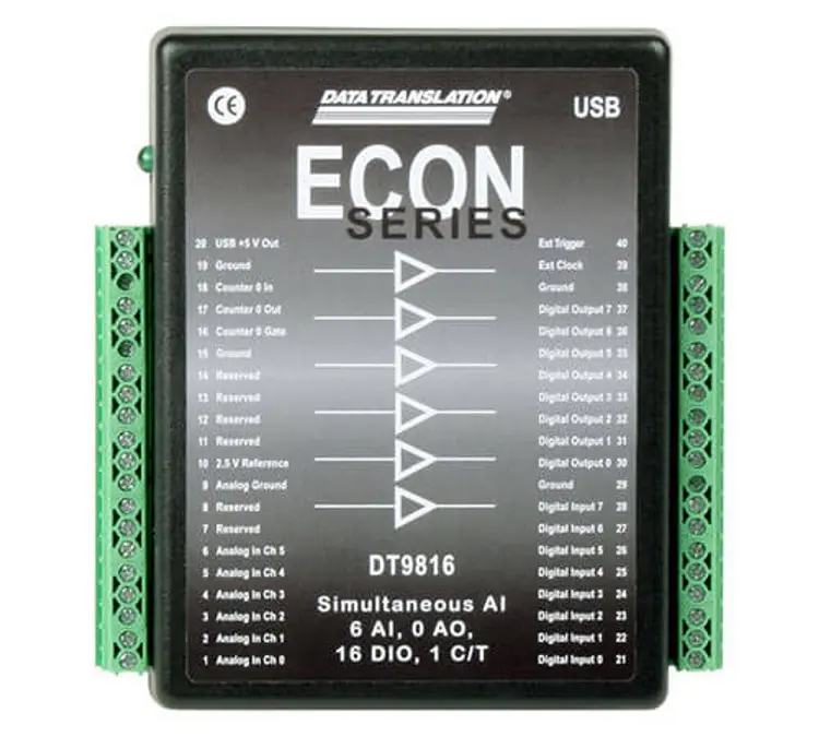 Produktfoto 1 von Digilent 750ksps 2-Kanal Datenerfassung, USB-Anschluss, 16 Bit
