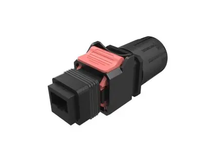 Produktfoto 1 von Amphenol Communications Solutions NDH Stecker Cat5e Ethernet-Steckverbinder Abgeschirmt Push-Pull Gerade