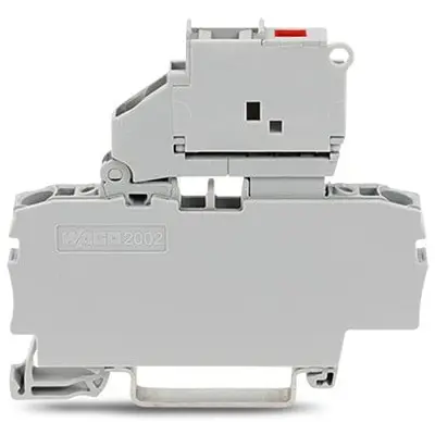 Produktfoto 1 von WAGO TOPJOB S Anschlussklemmenblock DIN-Schiene 1 Grau, 2.5 mm², 250 V Zugfederklemme ATEX, EAC Ex, IECEx